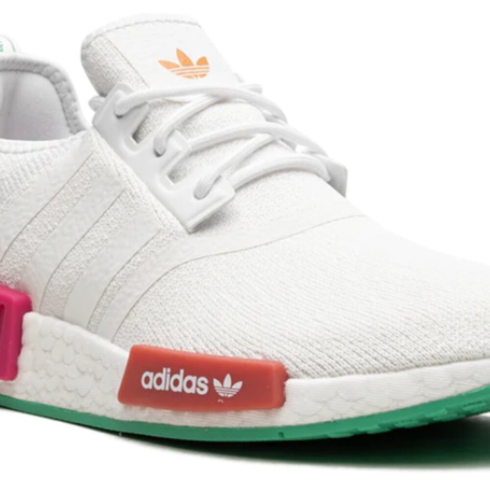 NWOT - adidas NMD R1 White Magenta Green (Women's 9)